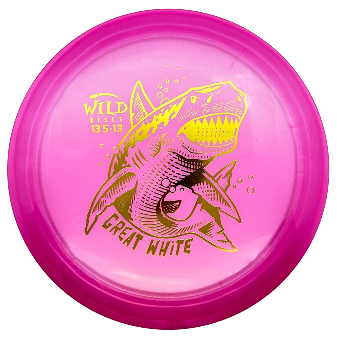 Wild Discs Great White disc golf disc